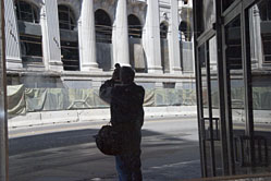 Tom photographing Detroit, MI