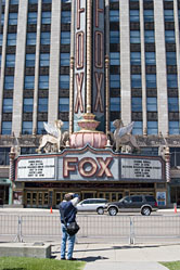 Tom photographing Fox Theater