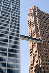 Bridge between buildings