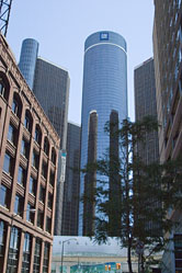 Renaissance Center and General Motors Building