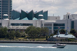 Windsor, Ontario Casino across the Michigan River from Detroit, MI