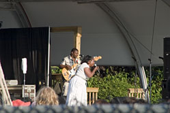 Food and Wine Music Festival outside the Windsor, Ontario Casino