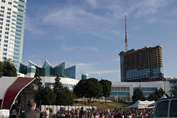 Food and Wine Music Festival outside the Windsor, Ontario Casino